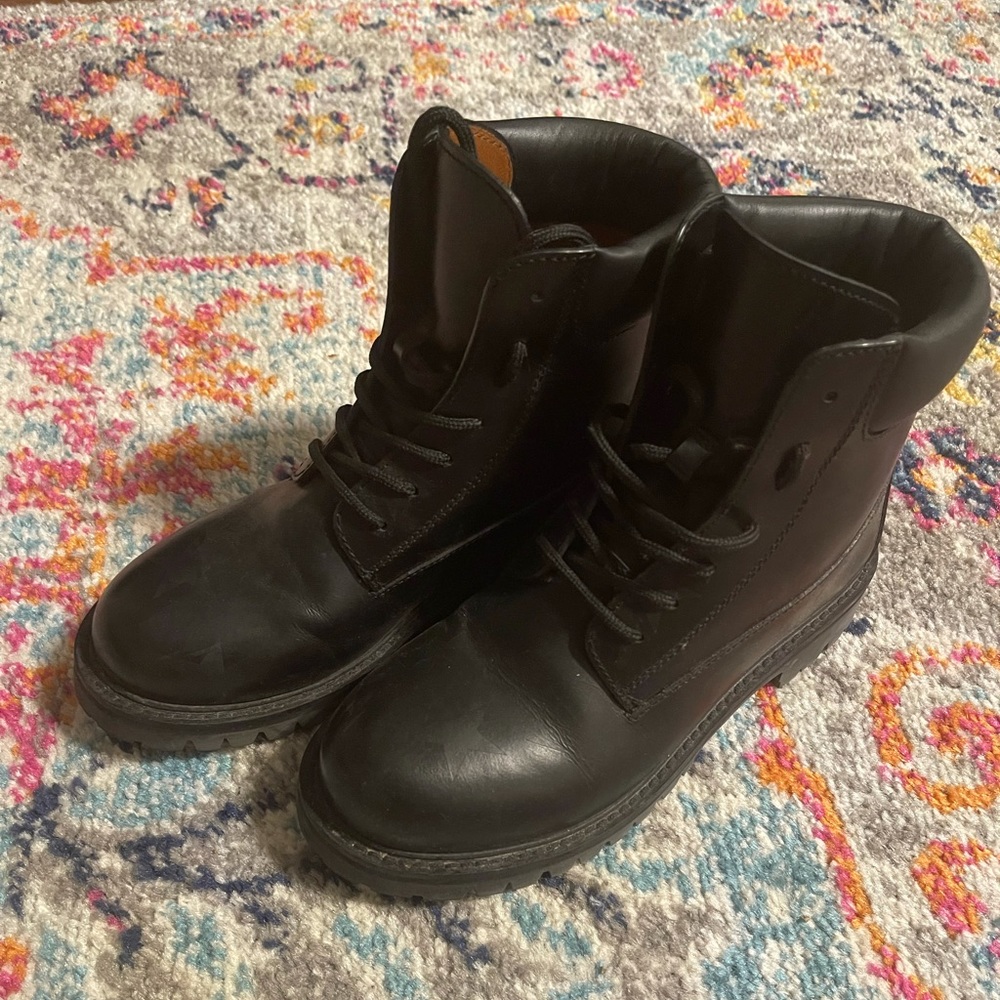 Valentino combat style boots